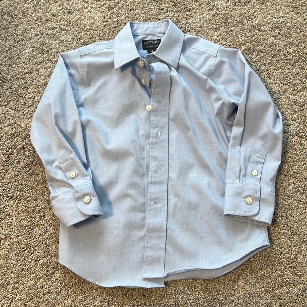 Crewcuts blue button down